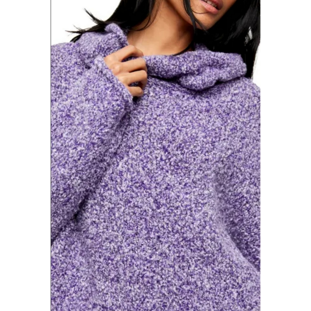 Free People BFF Cowl Neck Knit Sweater Small S - Picture 4 of 6